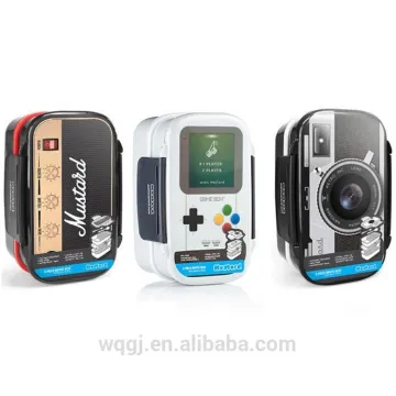 New Design Creative Camera/Rock/Game Double Lunch Box Microwave Lunch Box