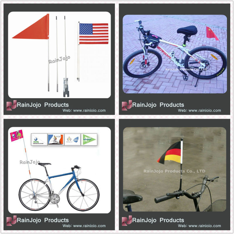 Bicycle Flag with Plastic Pole