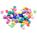 Groothandel 8 * 9 MM Kleur Polymeer Klei Hart Hagelslag Valentijnsdag Hart Hagelslag Diverse Goedkope Bulk Hart Slice Craft