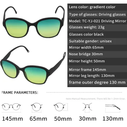 Anti-Glare HD Night Vision Driving Glasses for Safer Night Time Car Driving