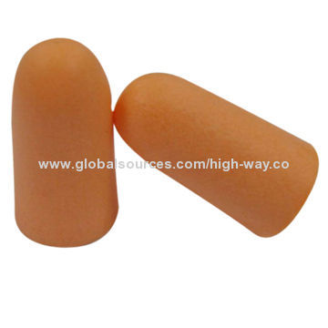 Shape tapered PU foam ear plugs