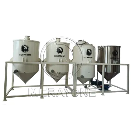 Rice Bran and Soybean Oil Refining Machine for Small Oil Refinery