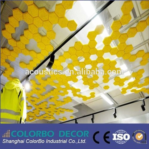 Office Decoration Soundproofing Material Wood Fiber Acoustic Wall Ceilings