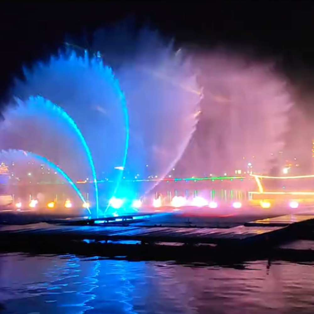 water fountain floating