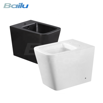 Bentuk persegi modern putih kamar mandi hitam keramik tawaran toilet tawaran