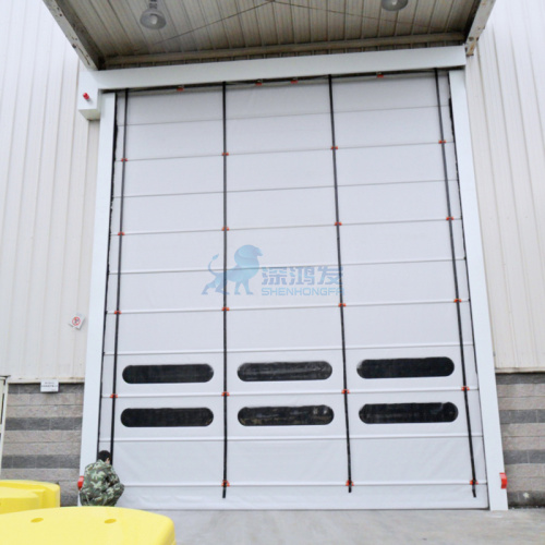 Industrial Automatic Aluminum Stacking Garage Door