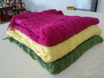 Home Fashion Knitted Blanket