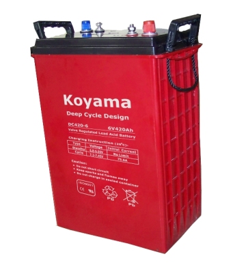 Sweeper Deep Cycle Batteries 6V420