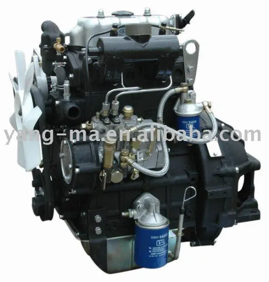 13.8KW water cooled 2 cylinder diesel engine