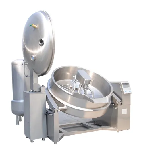 Electric Steam Jacketed Cooking Mixer Kettle 100L Stainless Steel