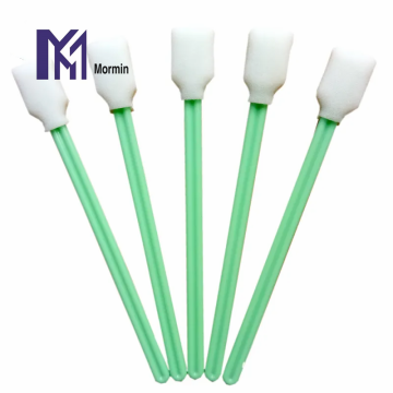 High-Quality Sponge Flat Head Cotton Swabs - 100% Pure Cotton, 50 Pcs
