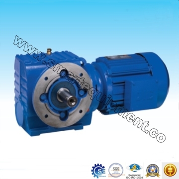 Made in China Helical Worm Gearbox with Flange