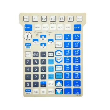 En stock: Fanuc Industrial Robot Accessoires - 2255/2256 Enseigner la membrane clavier du pendentif MHE2