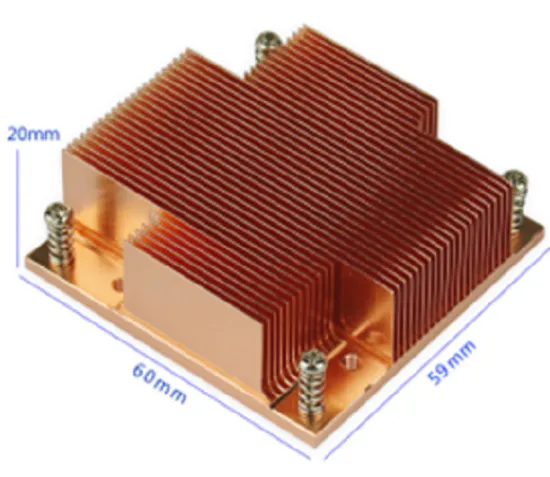 Pure Skiving Copper Heatsink Server Radiator Cpu Cooler
