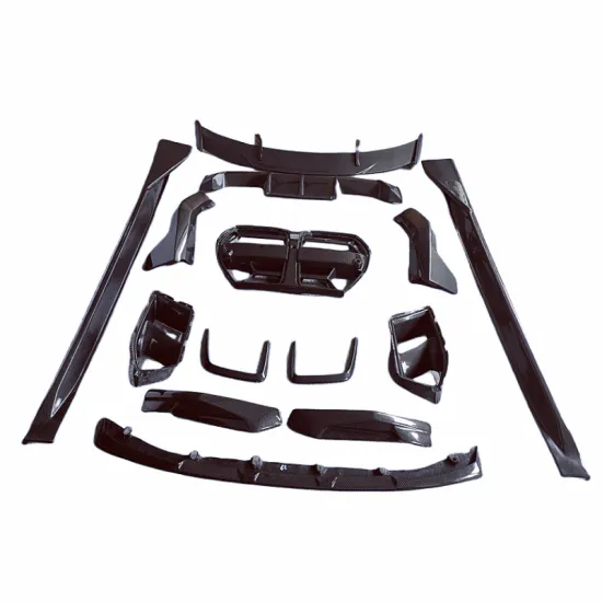 MP Style Dry Carbon Fiber Body Kit for B M3 M4 G80 G82 Modification - Front Bumper, Side Skirts, Rear Diffuser, Rear Spoiler