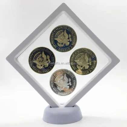 Clear Plastic Coin Display Box - 7x7cm for Jewelry Packaging