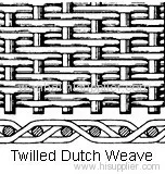 Twill Dutch Weave Filter Cloth 