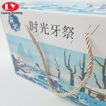Snack display paper box packaging for children