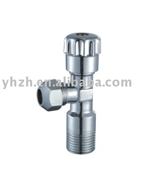 Angle Ball Valve with check valve and filter 1/2x3/8