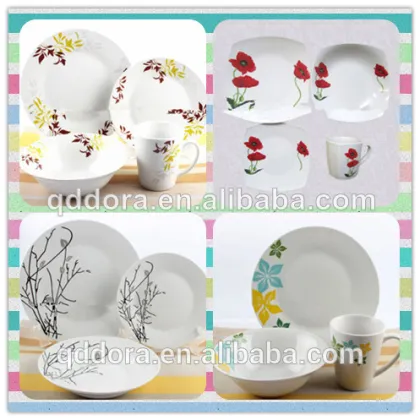 fine Ceramic tableware for hotel ,royal Porcelain 16pcs Dinner Set