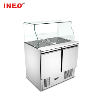 304 Stainless Steel Commercial Table Top Salad Bar/Chiller