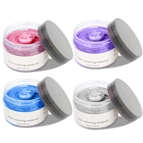 Hair Color Mask Cream Temporary Crazy Hair Dye Color Wax For Party Manufactory