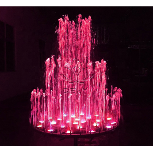 Манзари мусиқии фаръӣ рақсҳои об ба чашмони обӣ бо led