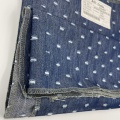 Projeto de orifício 60% algodão 40% de tecido de jeans de poliéster
