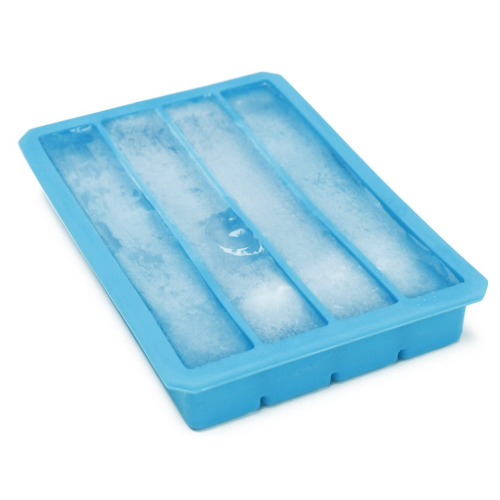 Lange siliconen ijsblokjesbakken voor waterflessen