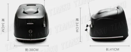 Universal Motorcycle Hard Tail Box Storage Trunk For Honda Yamaha Suzuki Kawasaki Sport Bobber Custom Chopper Cruisers Street