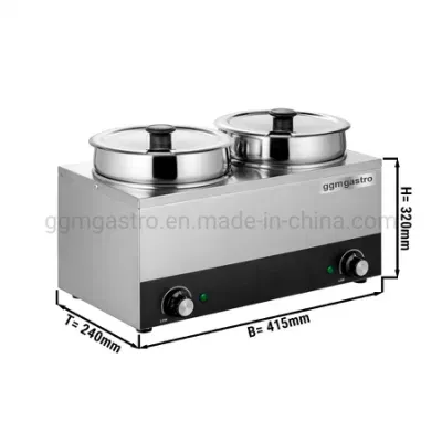 Commercial Restaurant Electric Bain Marie Food Warmer Stainless Steel Bain Marie