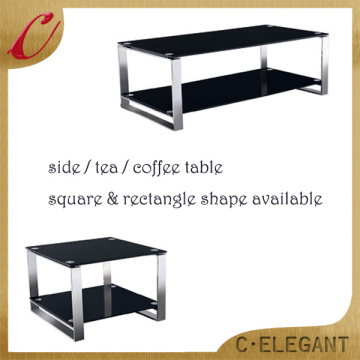 Simple fashion glass coffee / tea side table