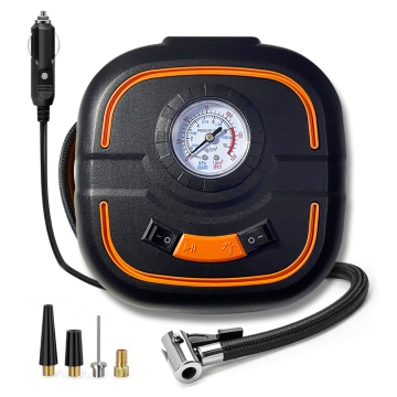Newest Car & Motorcycle Air Pump: Tire Inflator, Air Compressor for 12V Vehicles, Scooters, Bicycles, and Balls