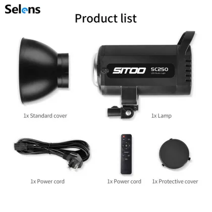 Selens Sitoo 250W COB Spotlight for Professional Studio Photography