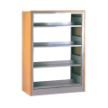 Bookrack Steel Bookshelf Made of Steel Plate Material Factory