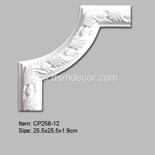 Polyurethane تاج پينل مولڊنگ ڪارنر