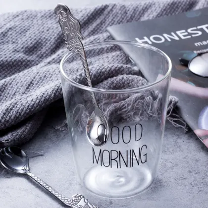 304 Stainless Steel Mermaid Spoon: A Unique Metal Coffee Cupping Spoon