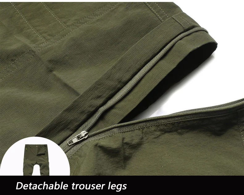 Detachable Quick Drying Trousers Womens