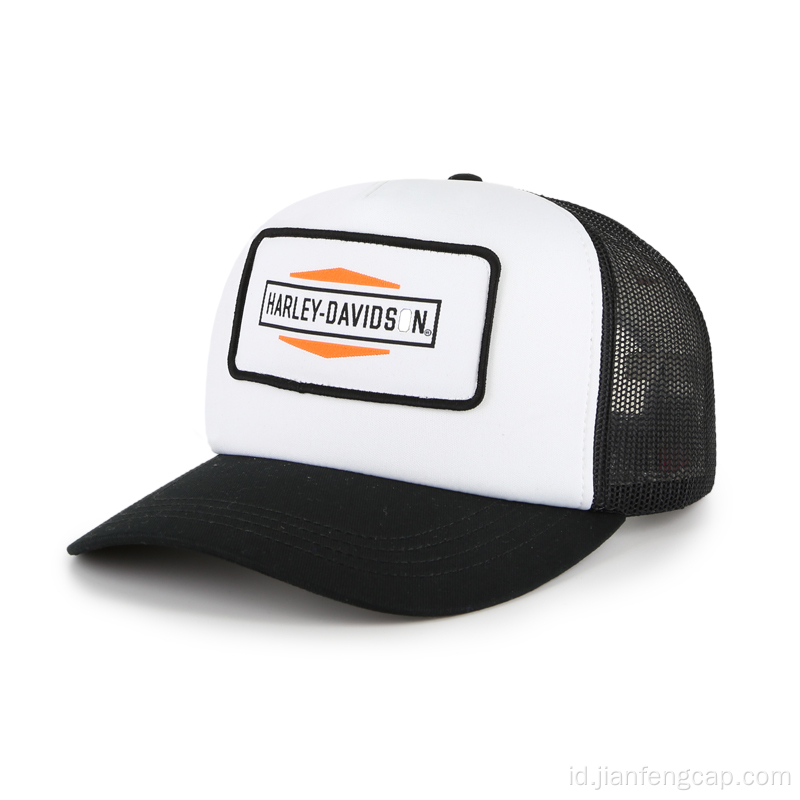 Patch LOGO Kustom Spons Polyester Trucker Mesh Cap