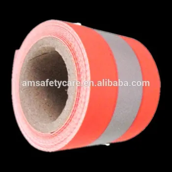 Fluorescent Red Flame Retardant Reflective Fabric