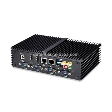 OEM/ODM Industrial PC with 6 RS232 Dual Lan Ports Celeron Processor 3215U (2M Cache, 1.70 GHz, Broadwell) on board