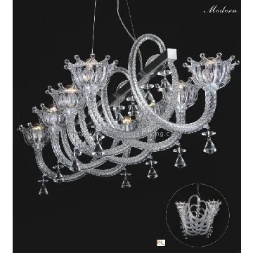Graceful clear modern pendant lighting(40040-8)