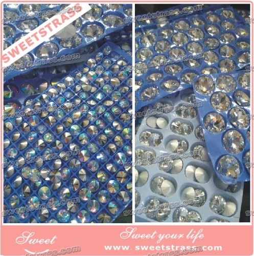 many shape sew on rhinestone with claw