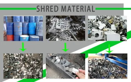 Commercial energy efficient  desktop gasoline metal farm selection shredder machine