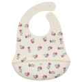 Bavetă de buzunar din silicon cu imprimeu Rainbow pentru hrănirea bebelușilor
