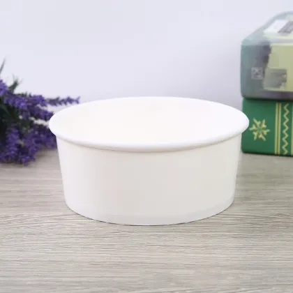 Biodegradable paper soup bowl round food container