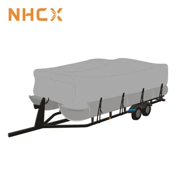 NHCX Waterproof UV Protector Universal Trailerable Pontoon Boat Cover