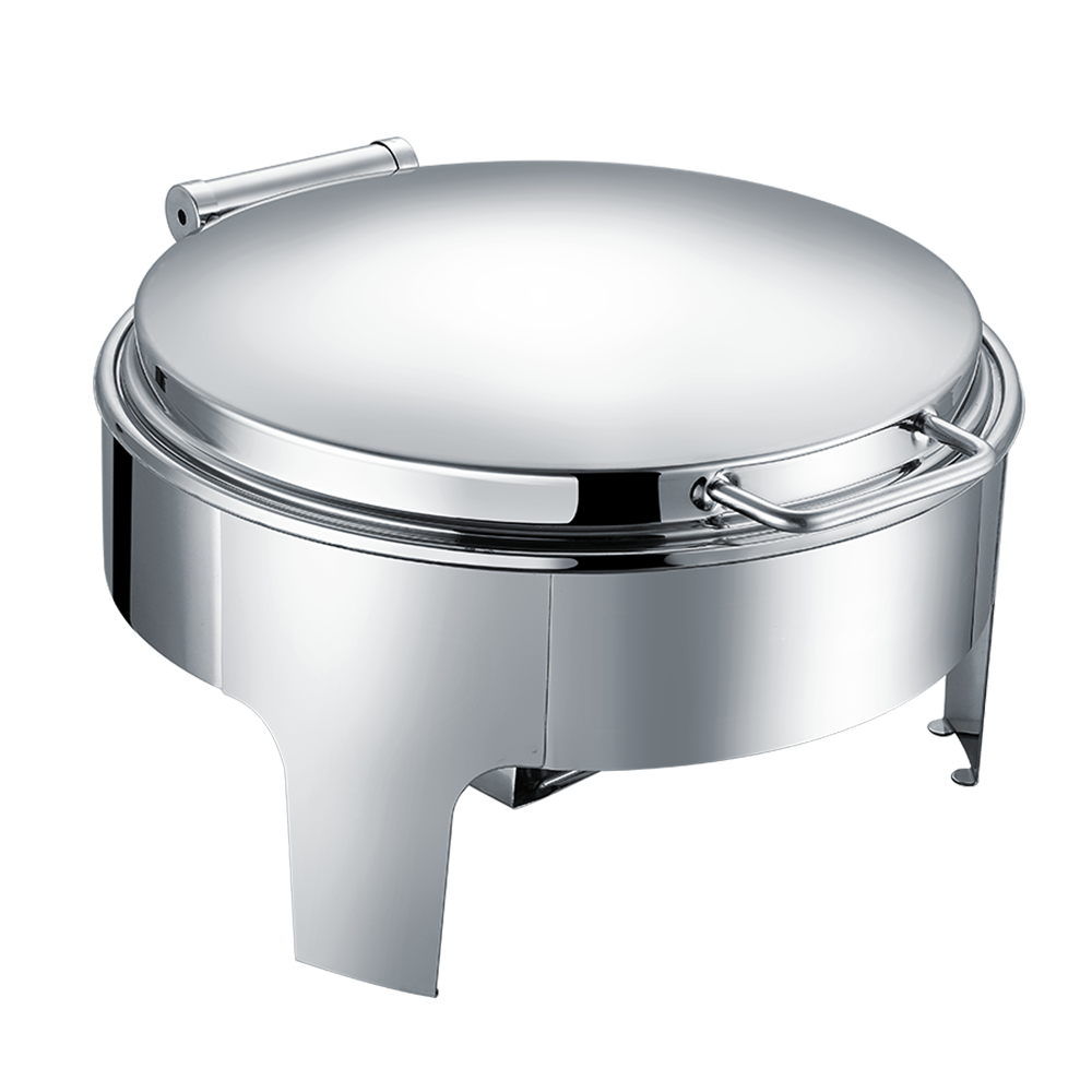 Runder Induktions-Chafing Dish aus Edelstahl