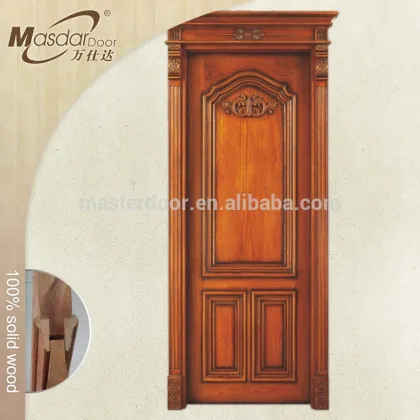 Villa main entrance solid wood door models