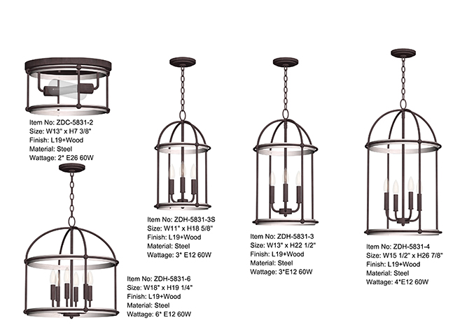 5831 Living Room Ceiling Light